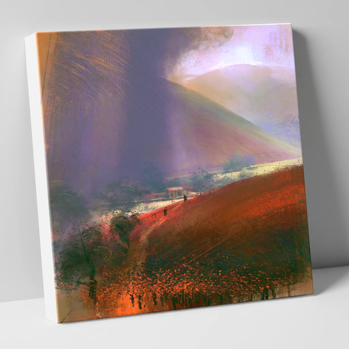 Storm Clouds Over Autumn Fells lake district sky canvas wall art