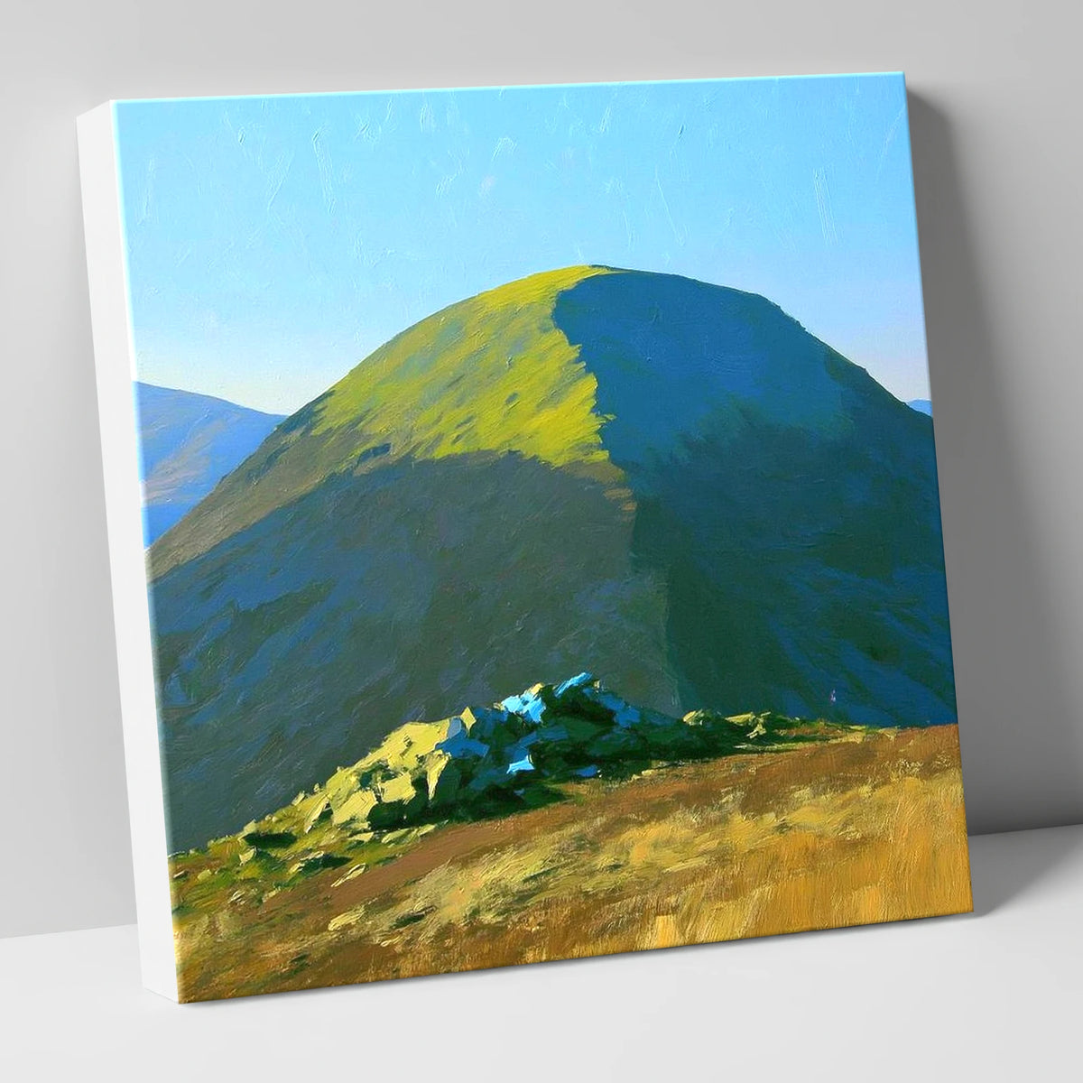 Sunlit Dome of Rest Dodd lake district fell canvas wall art