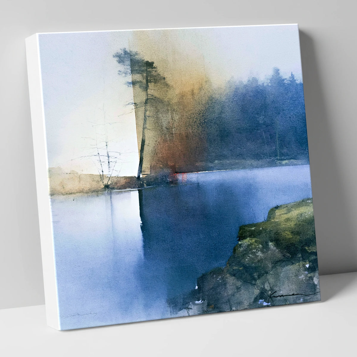 Indigo Tarn Hows Leaning Pine lake district lake canvas wall art