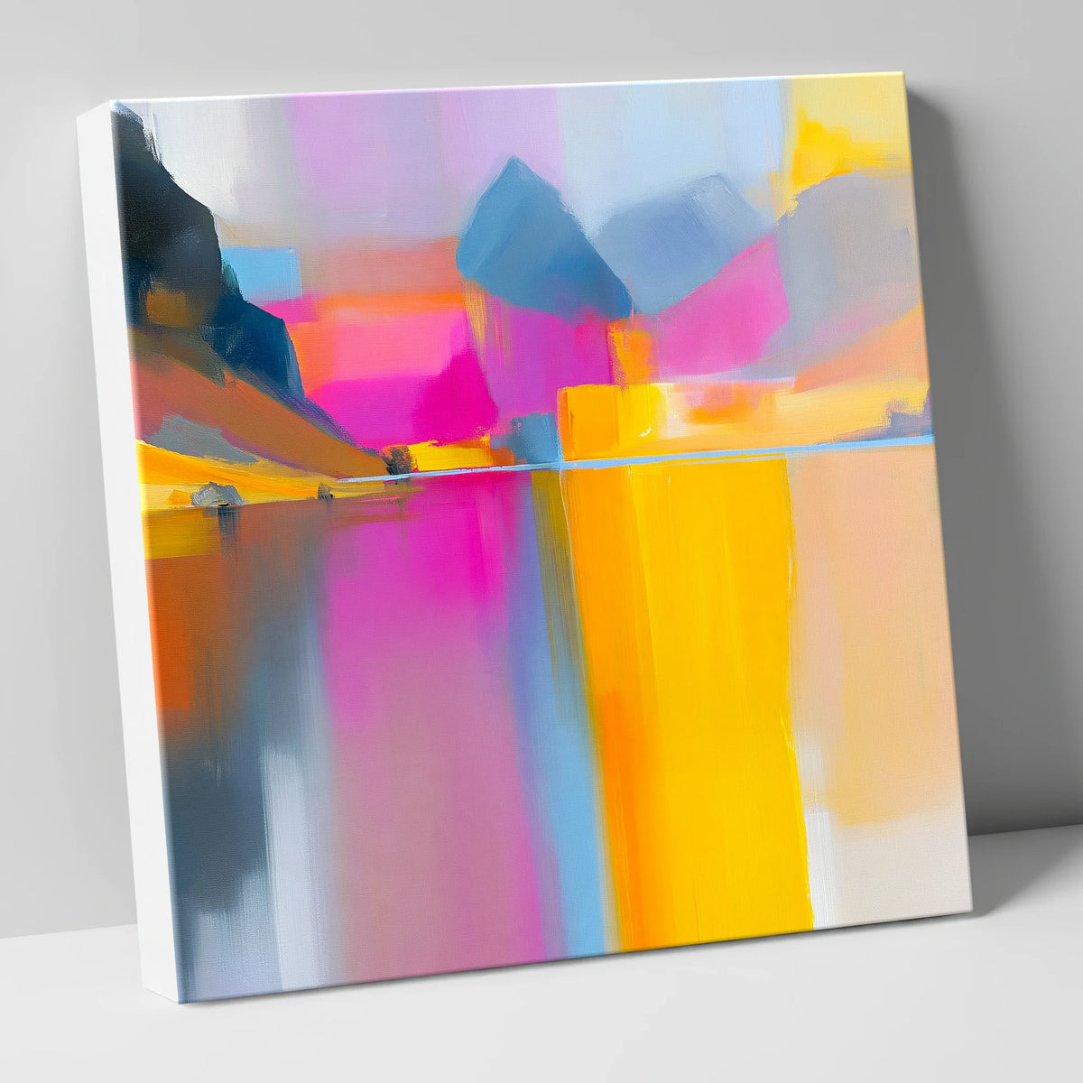 Vibrant Fells Above Loweswater lake district lake canvas wall art