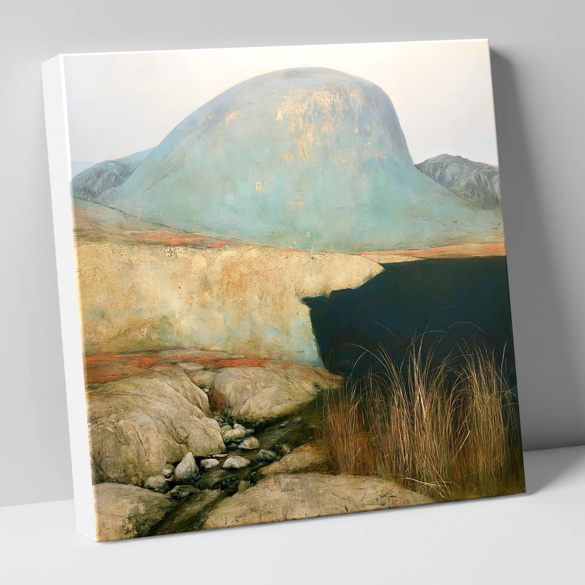 Dark Waters of Styhead Tarn lake district fell canvas wall art