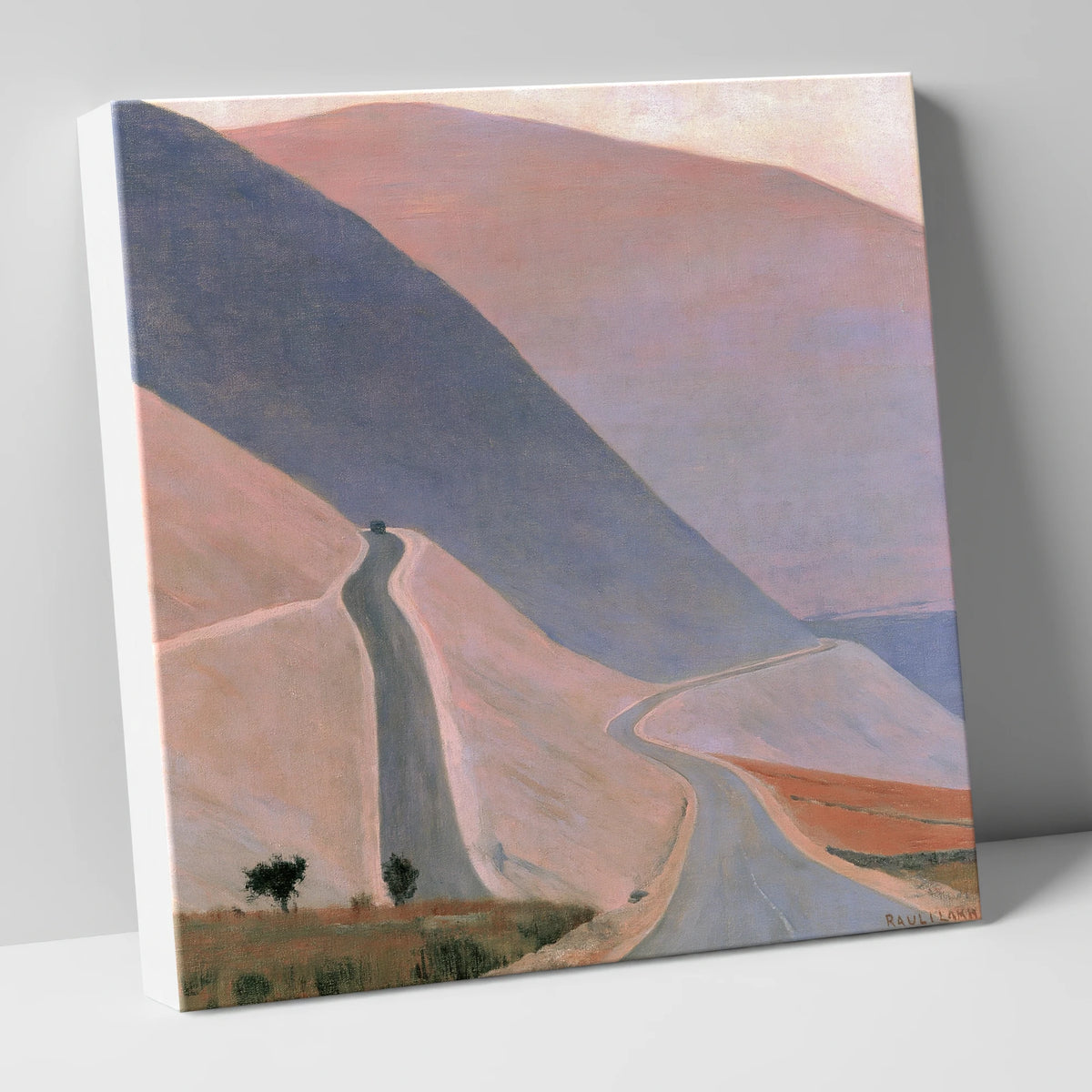Winding Pass in Pastel Light lake district valley canvas wall art