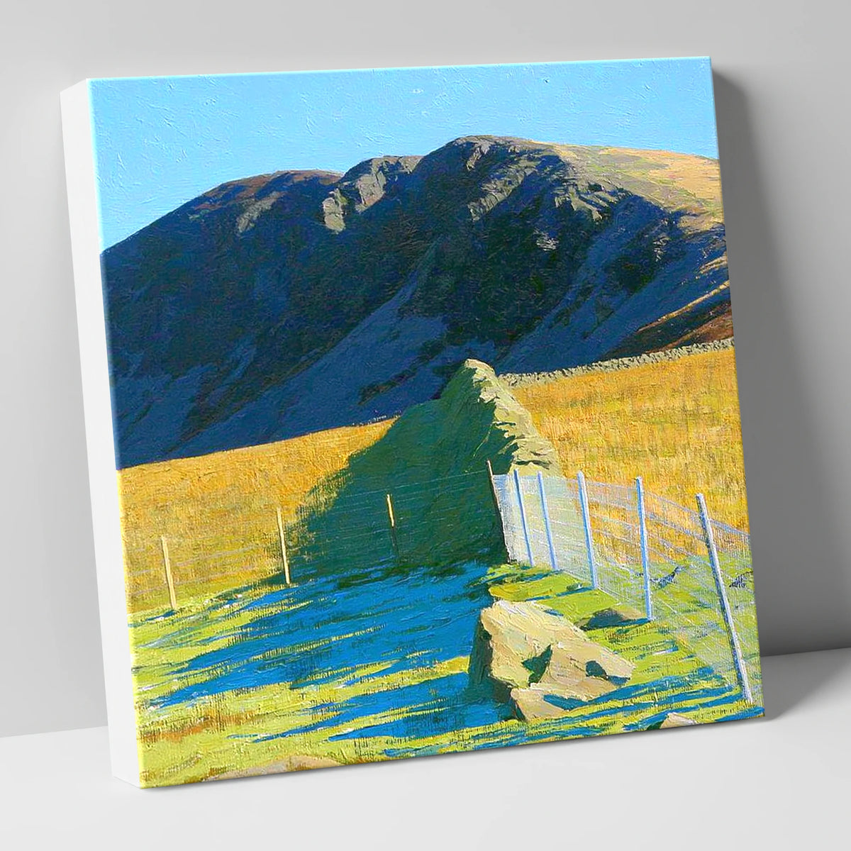 Shipman Knotts Frosty Morning Light lake district fell canvas wall art