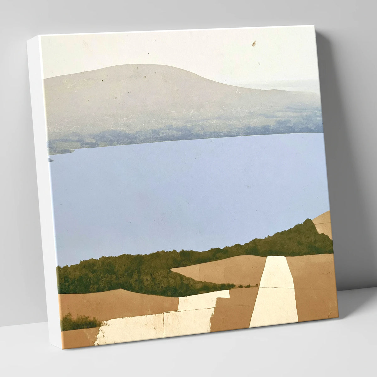Bassenthwaite Lake in Muted Tones lake district lake canvas wall art