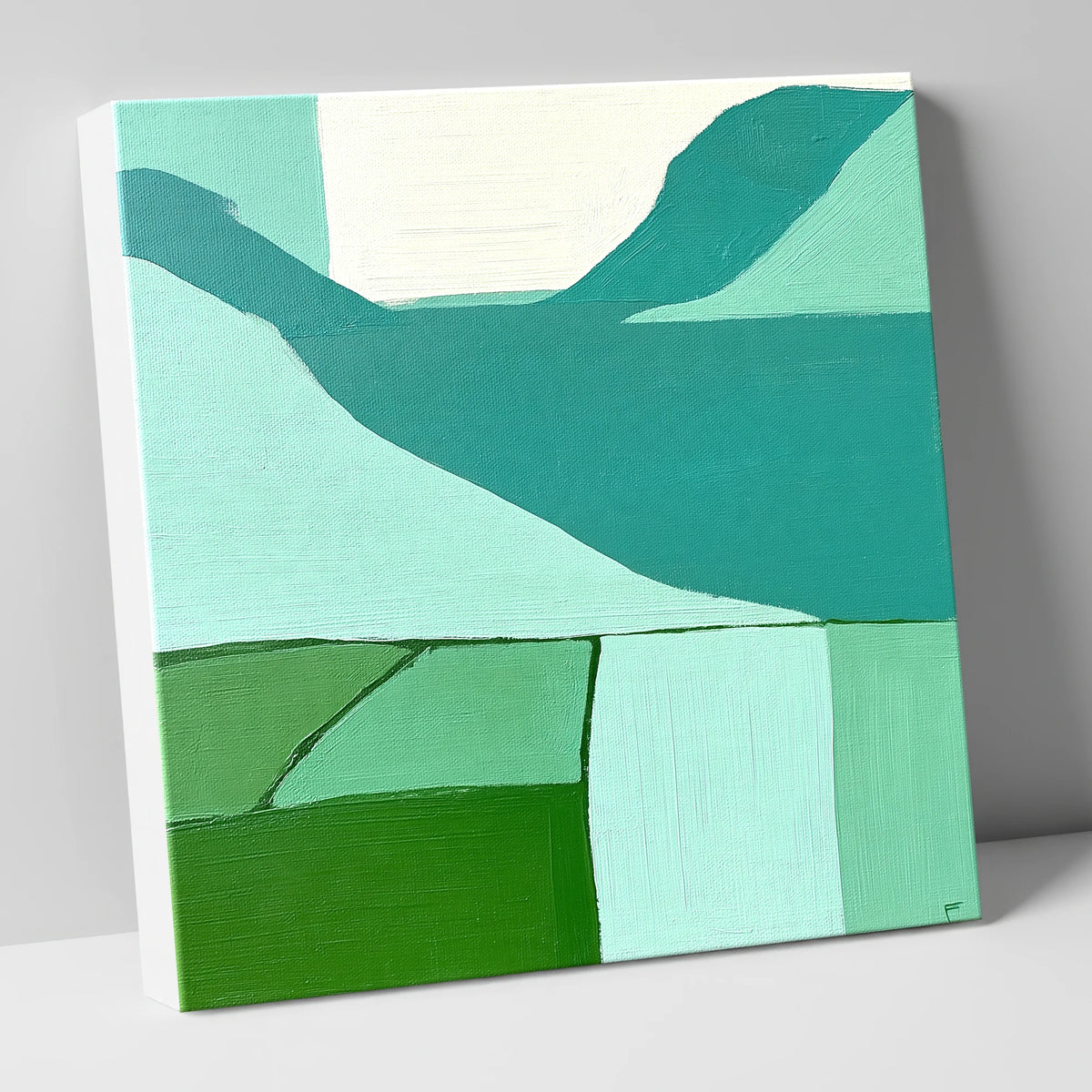 Abstract Scafell Pike Above Wastwater lake district fell canvas wall art