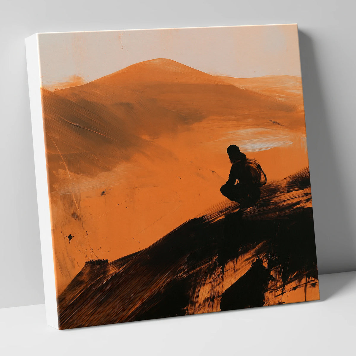 Blencathra Walker in Amber Light lake district fell canvas wall art