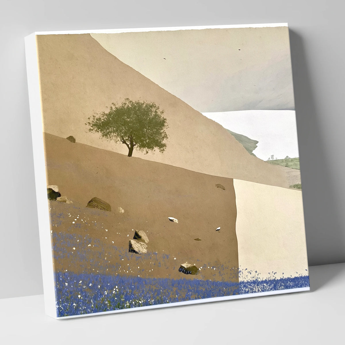 Lone Tree Above Crummock Water lake district lake canvas wall art