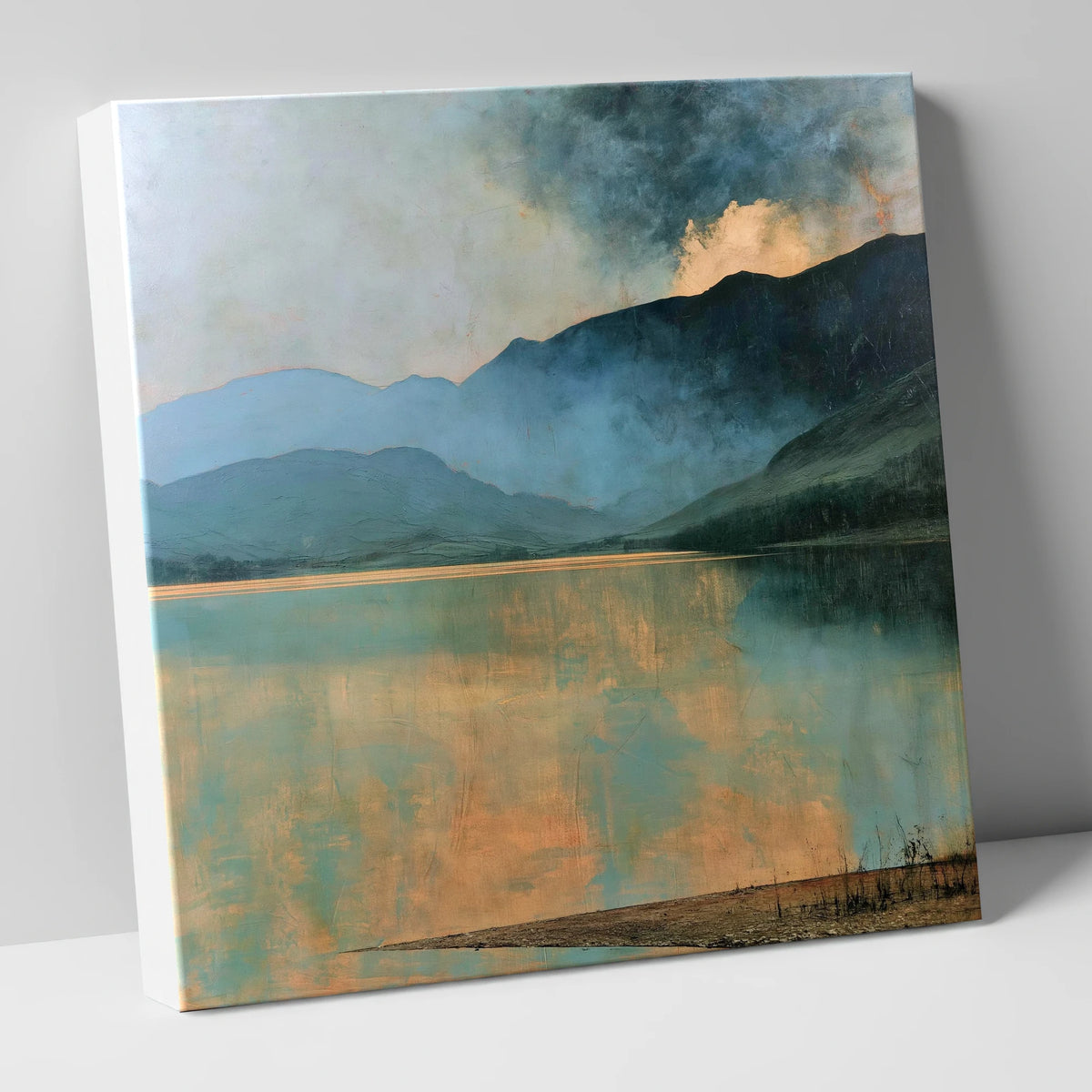 Light Breaking Over Crummock Water lake district lake canvas wall art