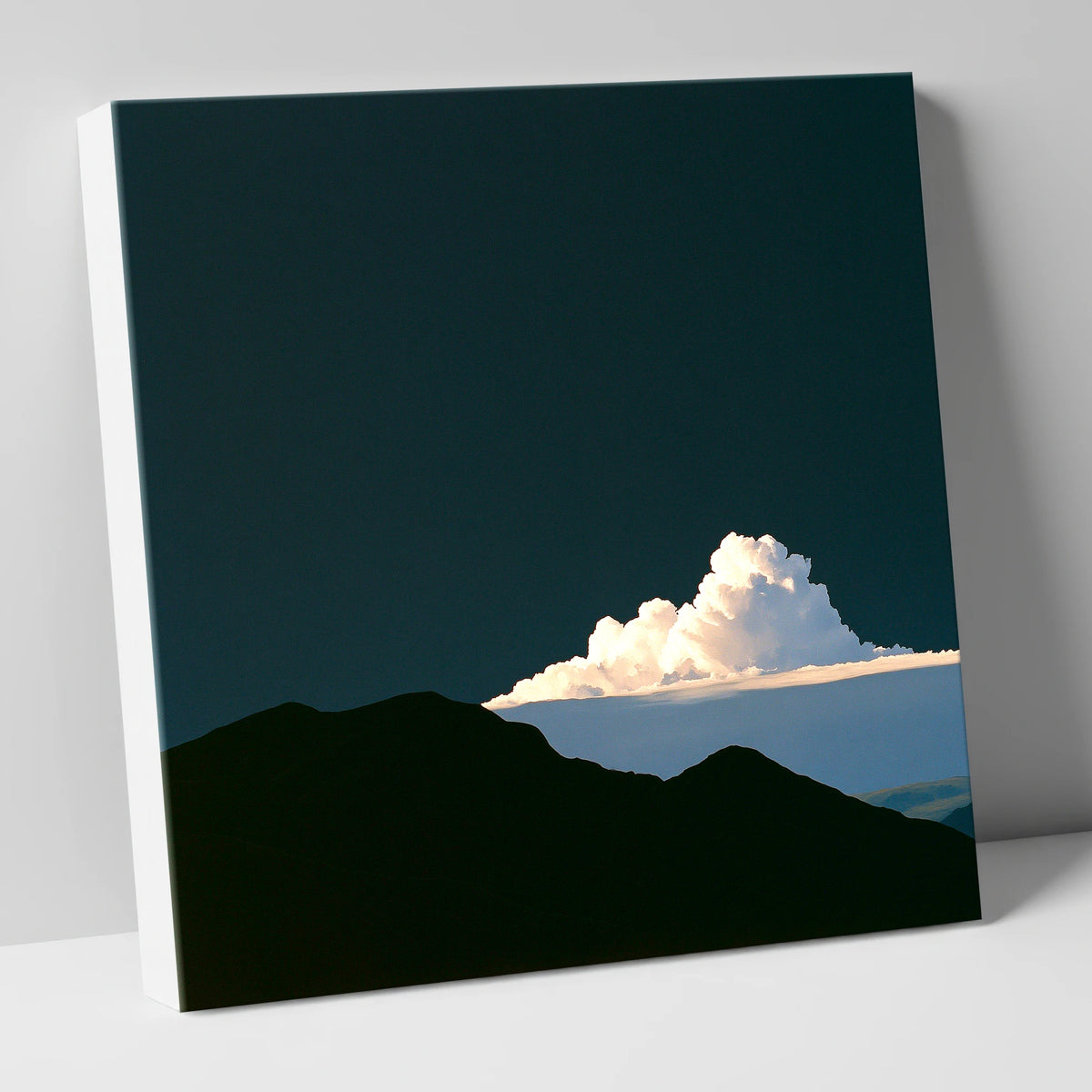 Dramatic Storm Cloud Over Fells lake district sky canvas wall art