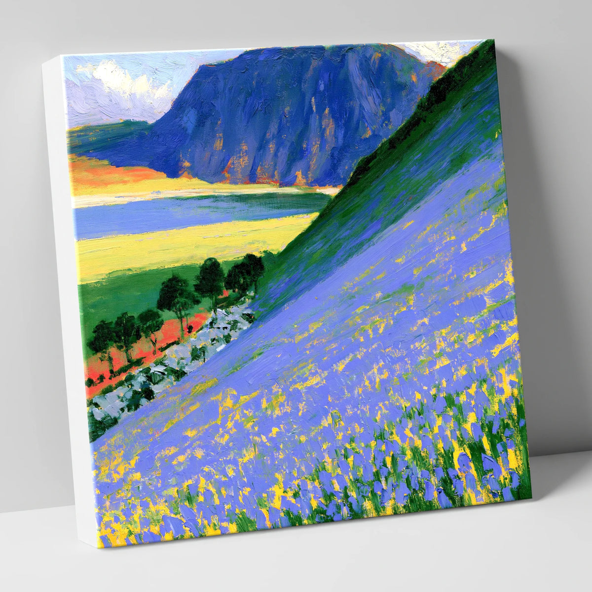 Bold Rannerdale Over Crummock Water lake district lake canvas wall art