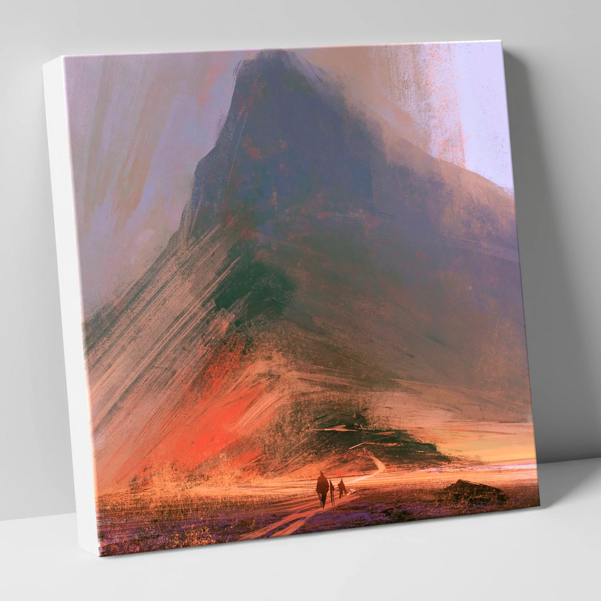 Great Gable Sunset Path lake district fell canvas wall art