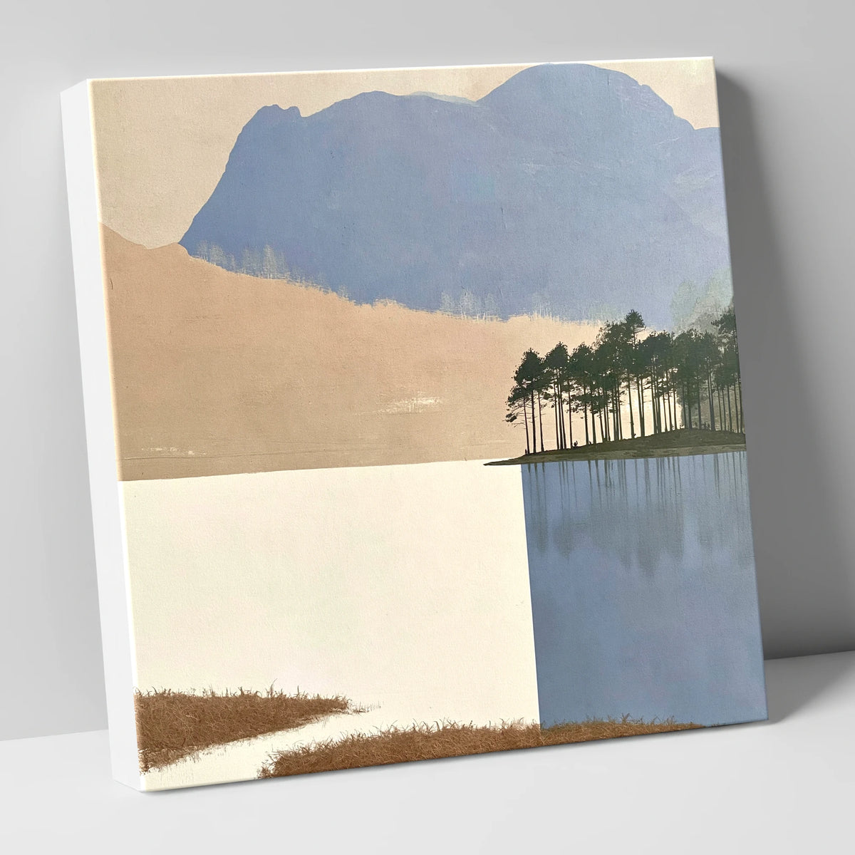 Tarn Hows Pines and Slate Fells lake district lake canvas wall art