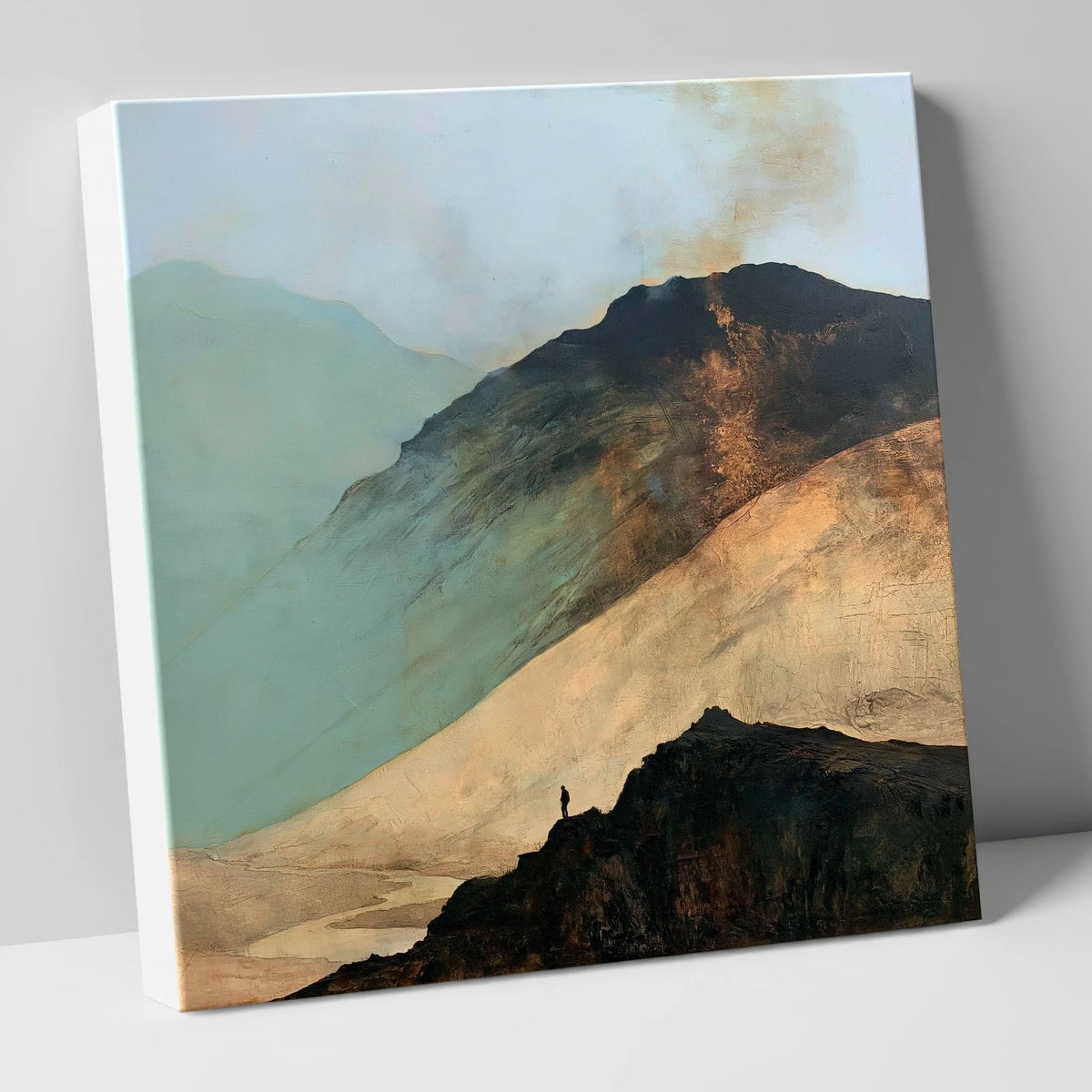 Great Gable and Westmorland Cairn lake district fell canvas wall art