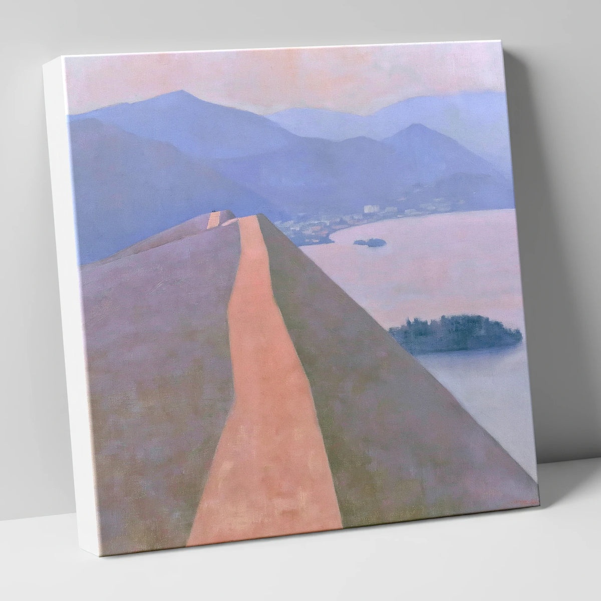 Cat Bells Path Above Derwentwater lake district fell canvas wall art