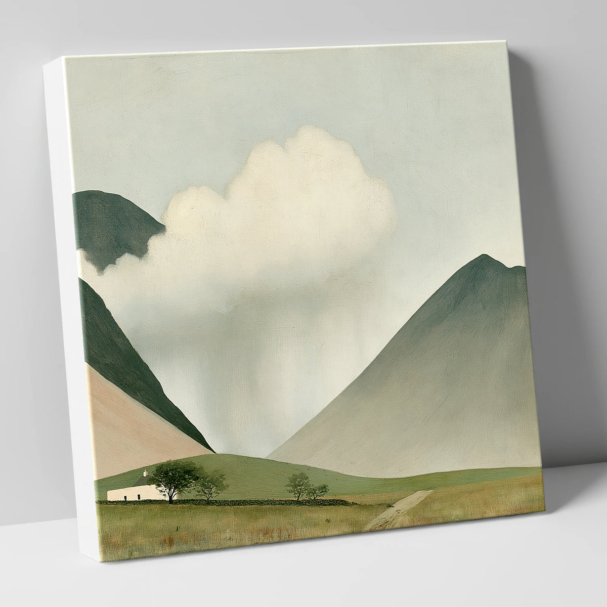 Storm Cloud Over the Fells lake district sky canvas wall art