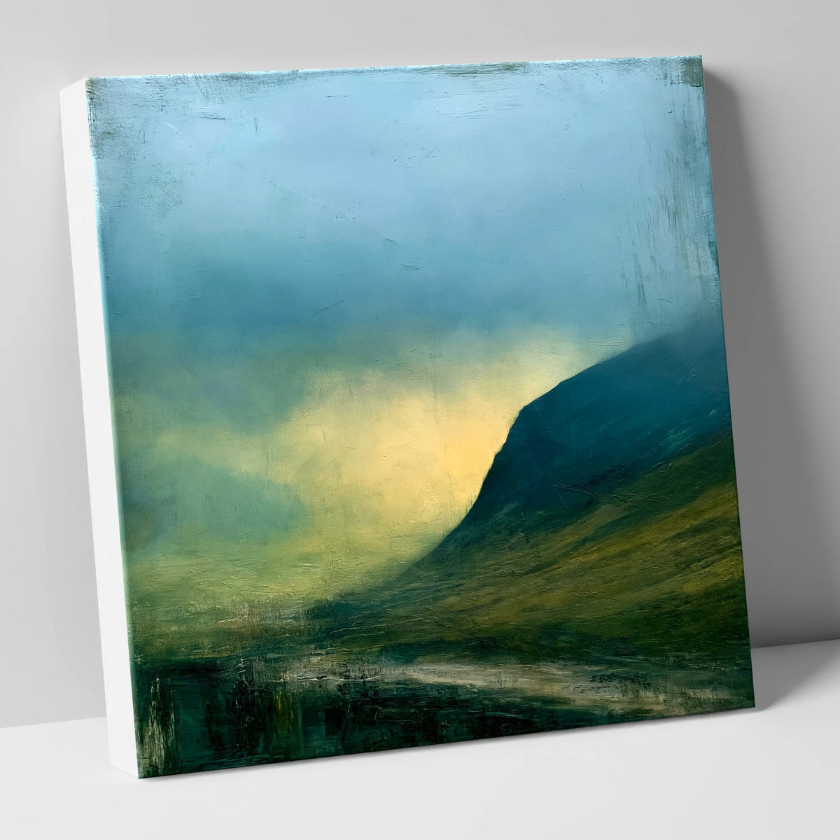 Rolling Fells Under Golden Light lake district fell canvas wall art