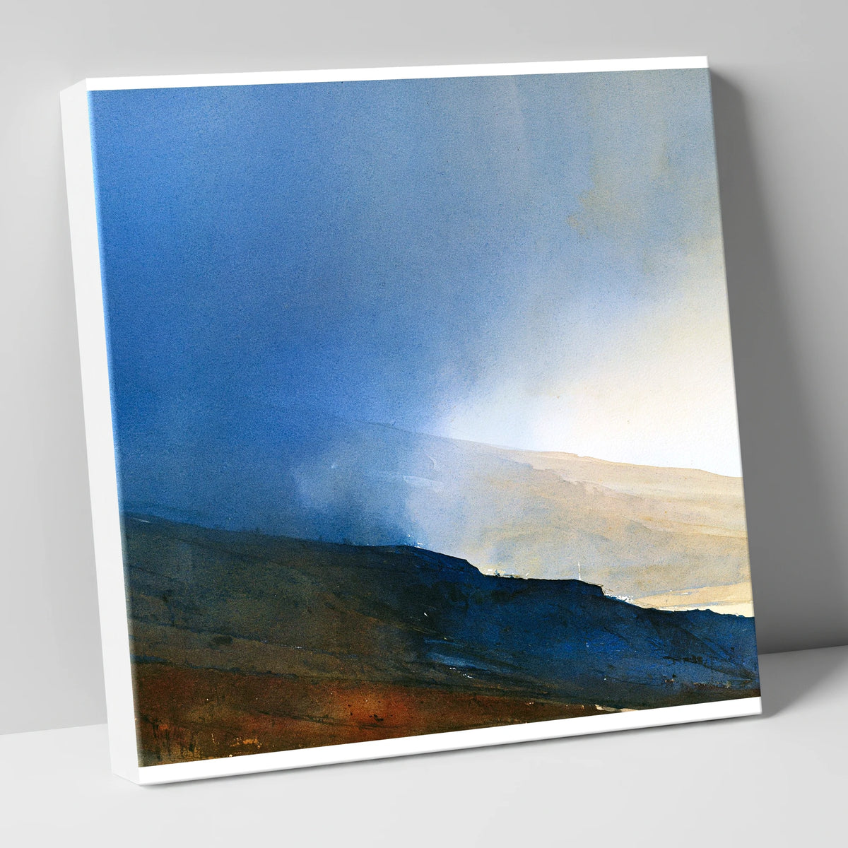 Indigo Clouds Over Rolling Fells lake district fell canvas wall art