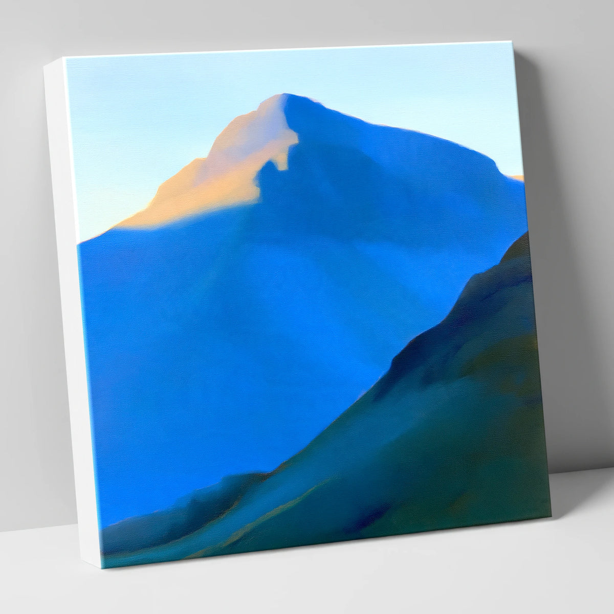 Great Gable in Bold Blue lake district fell canvas wall art