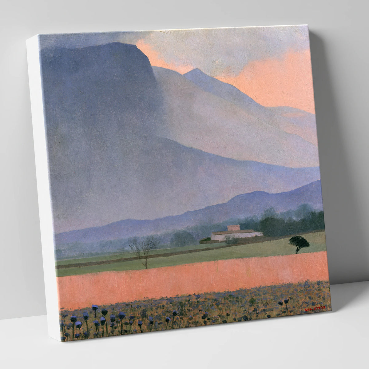 Passing Storm Over Slate Fells lake district sky canvas wall art