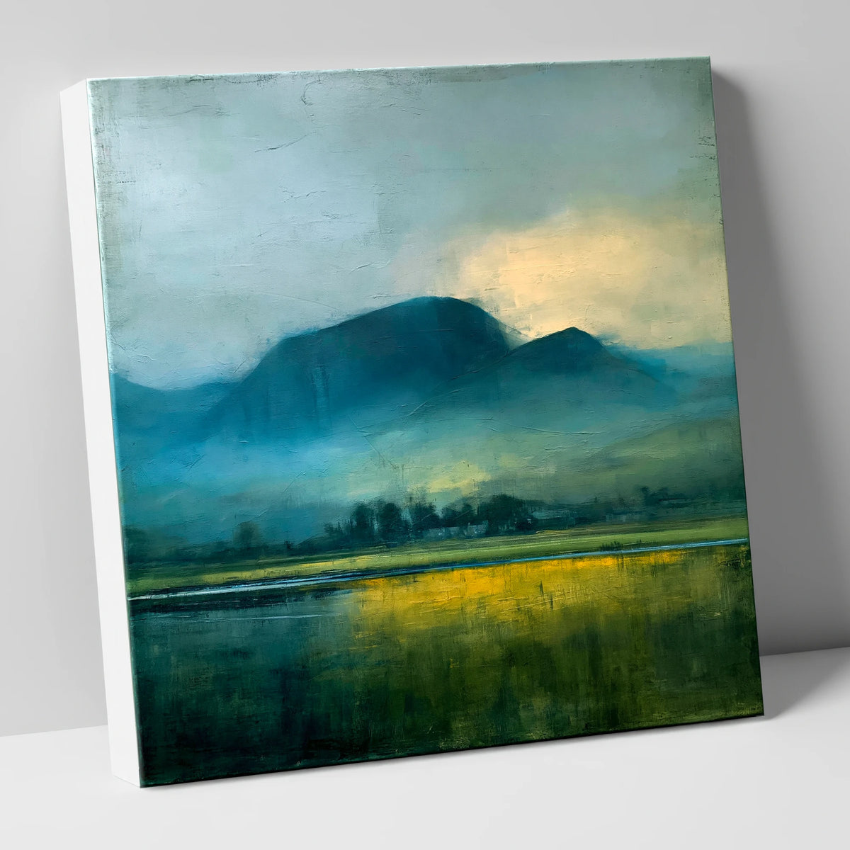 Teal Fells in Evening Light lake district sky canvas wall art