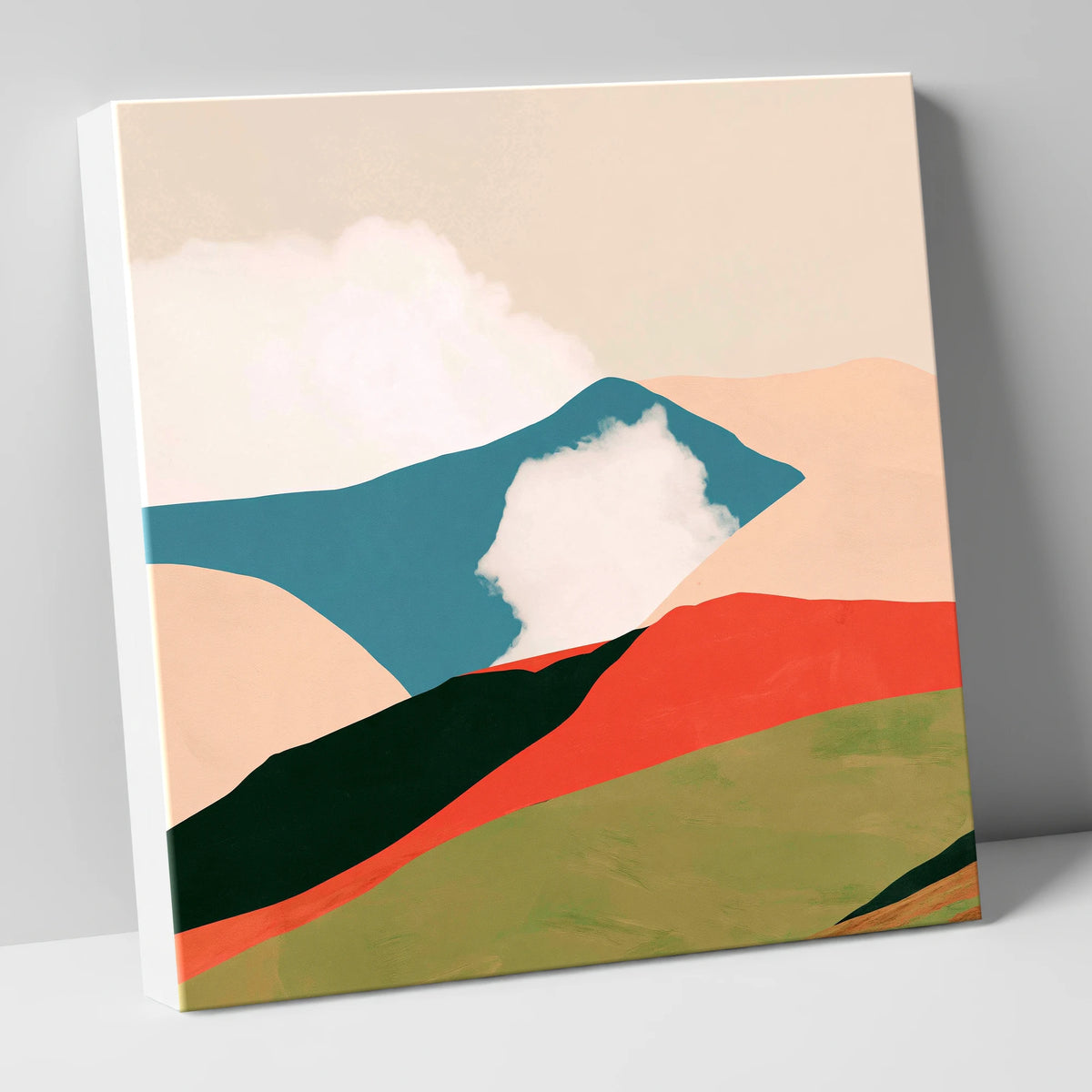 Bold Rolling Fells Under Cloud lake district fell canvas wall art