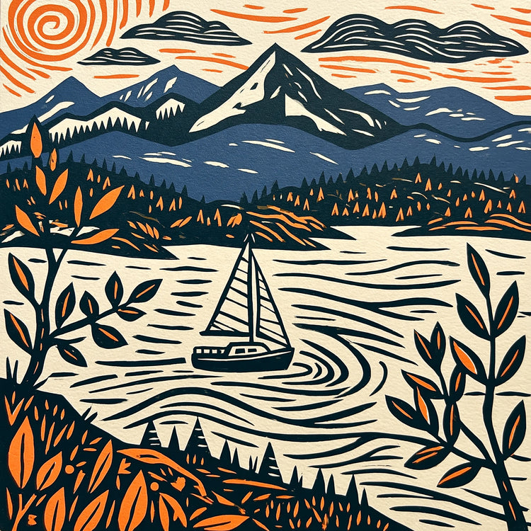 Linocut Art Prints