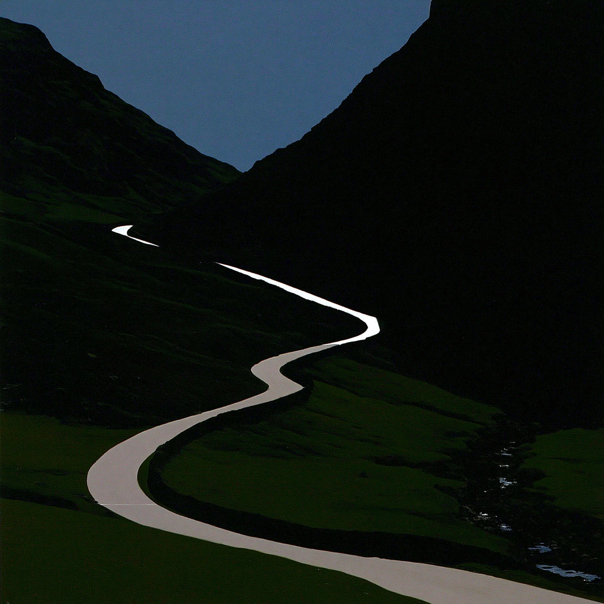 A winding mountain pass in the Lake District