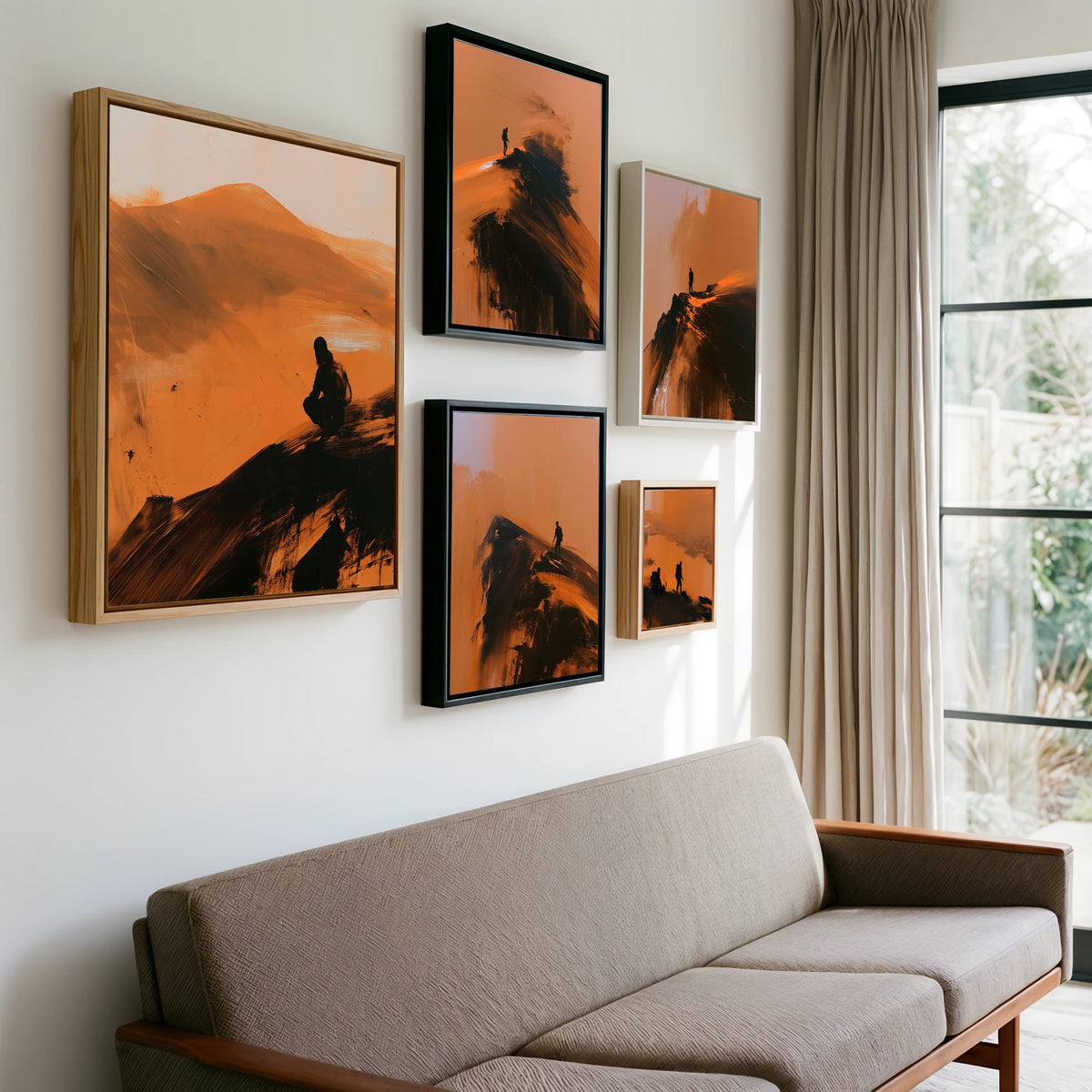Gallery wall of art by James Yarborough