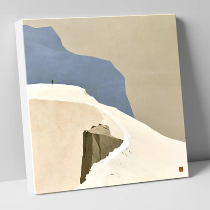 High Ridge Walker on Blue Peaks lake district fell canvas wall art