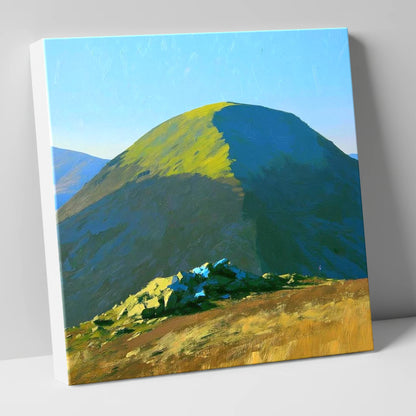 Sunlit Dome of Rest Dodd lake district fell canvas wall art