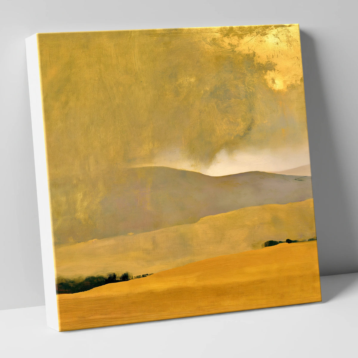 Golden Storm Over Lakeland Fells lake district sky canvas wall art