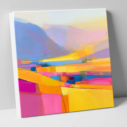 Vivid Lake District Dale Fields lake district valley canvas wall art