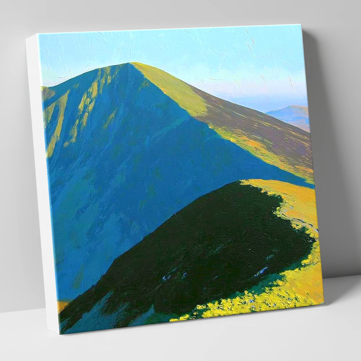 Grisedale Pike in Vibrant Sunlight lake district fell canvas wall art