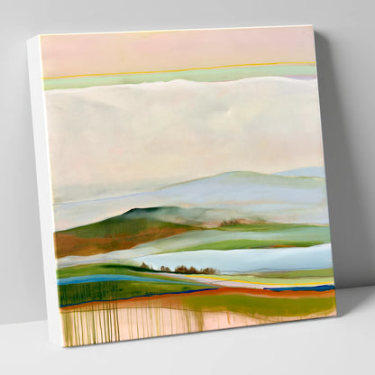 Layered Rolling Fells Under Cloud lake district fell canvas wall art