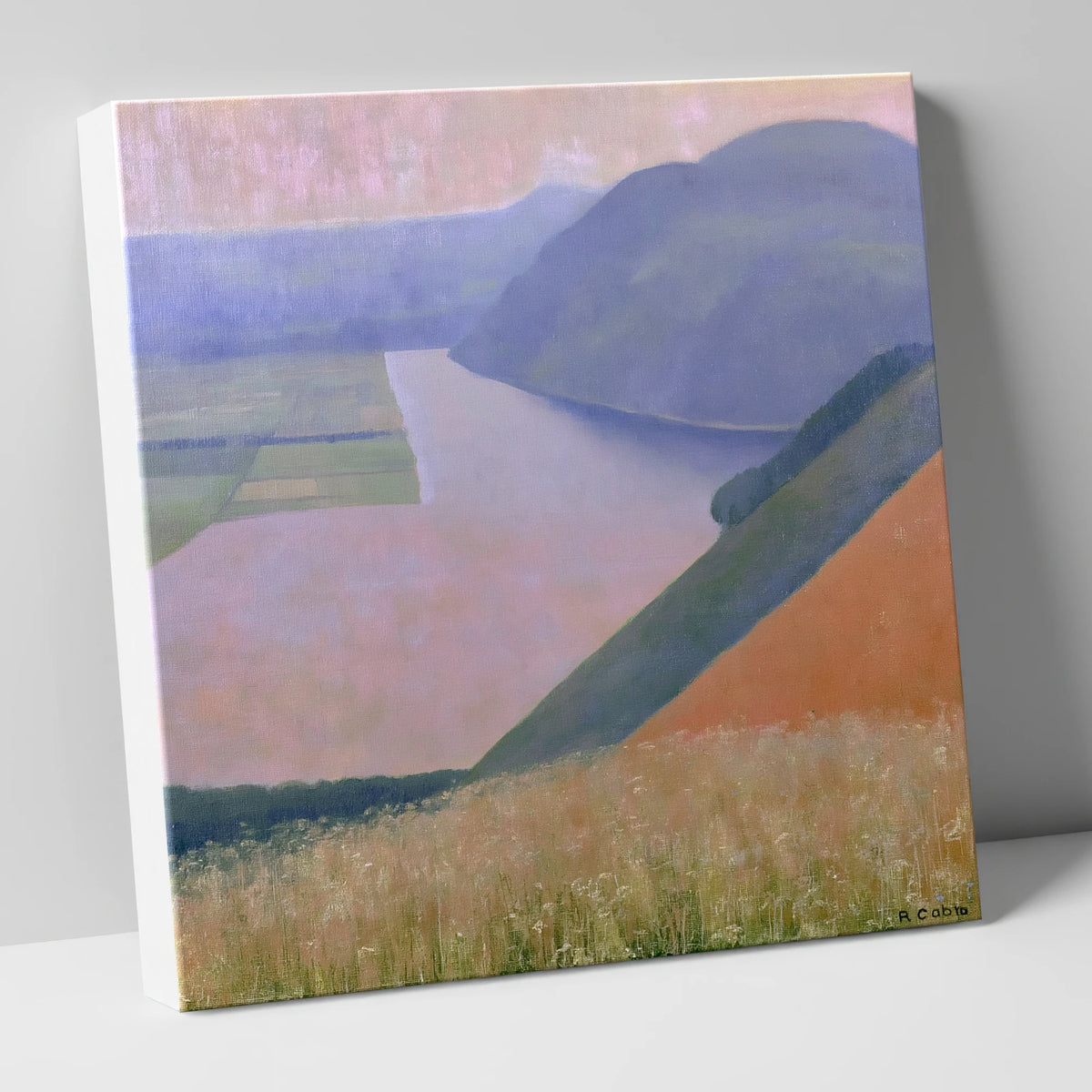 Lavender Dusk Over Bassenthwaite Lake lake district lake canvas wall art