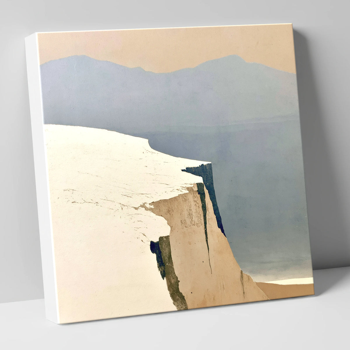 Snowy Fell Edge and Distant Peaks lake district fell canvas wall art
