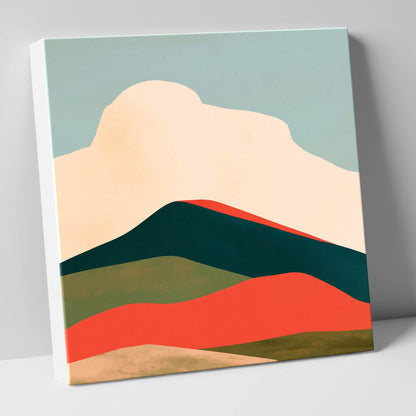 Graphic Fells Under Cloud lake district fell canvas wall art