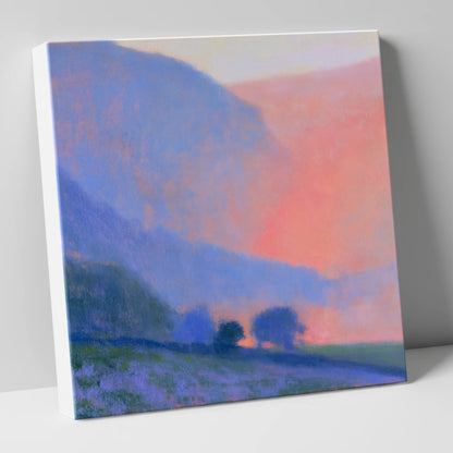 Post-Rain Glow Over the Fells lake district sky canvas wall art