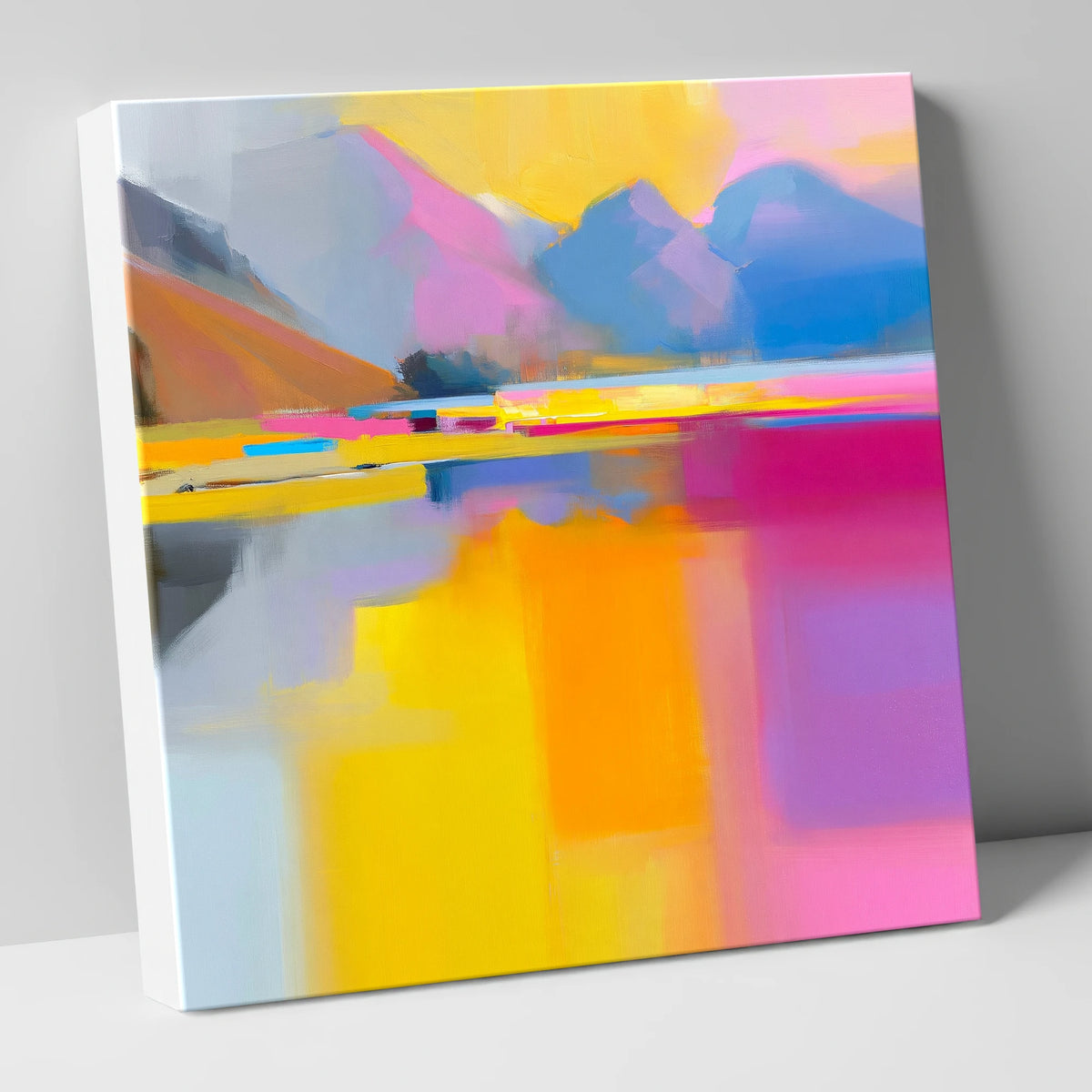 Vibrant Loweswater Reflections lake district lake canvas wall art