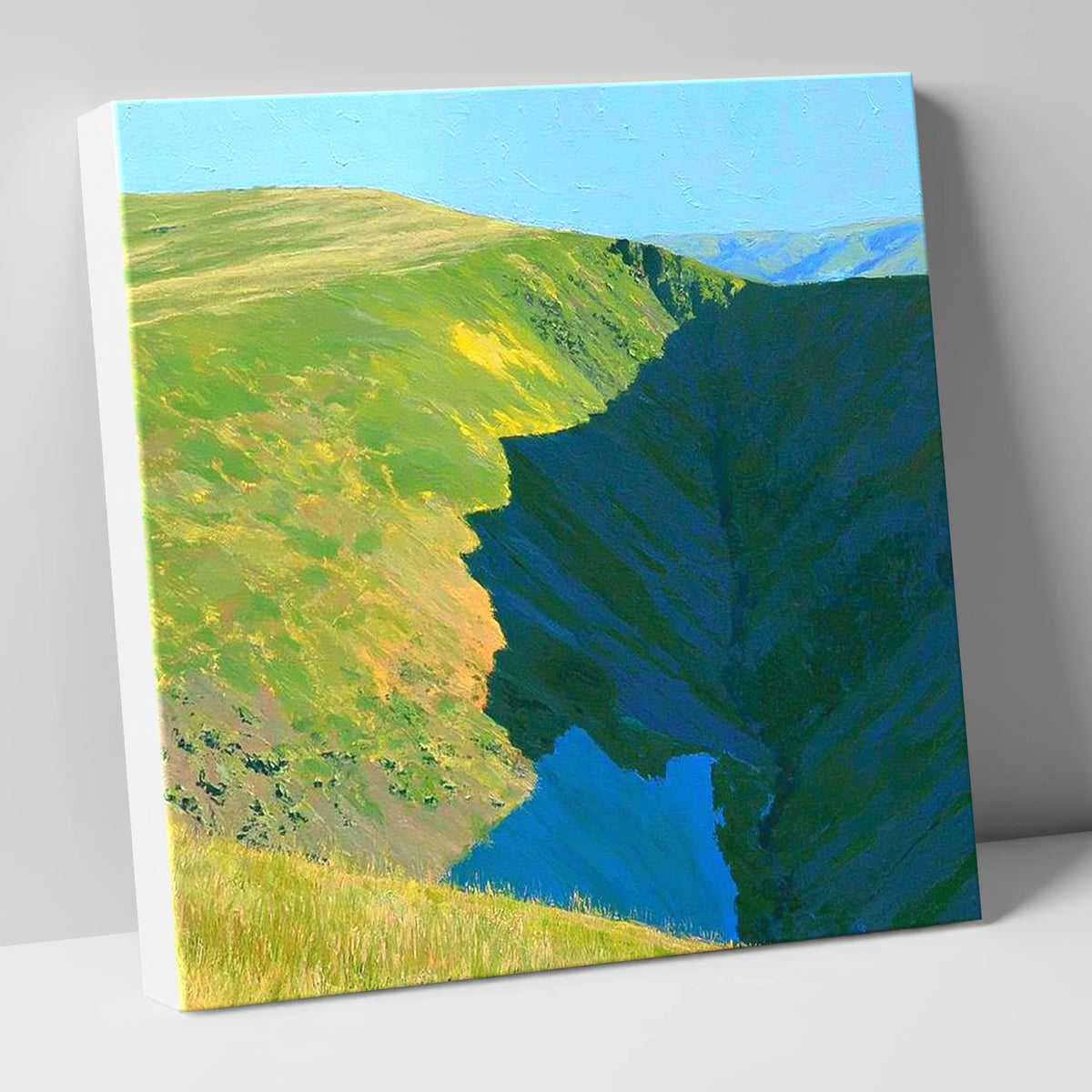 Souther Fell Deep Valley Cleft lake district fell canvas wall art