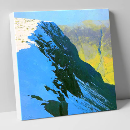 Birkhouse Moor Snowy Ridge lake district fell canvas wall art