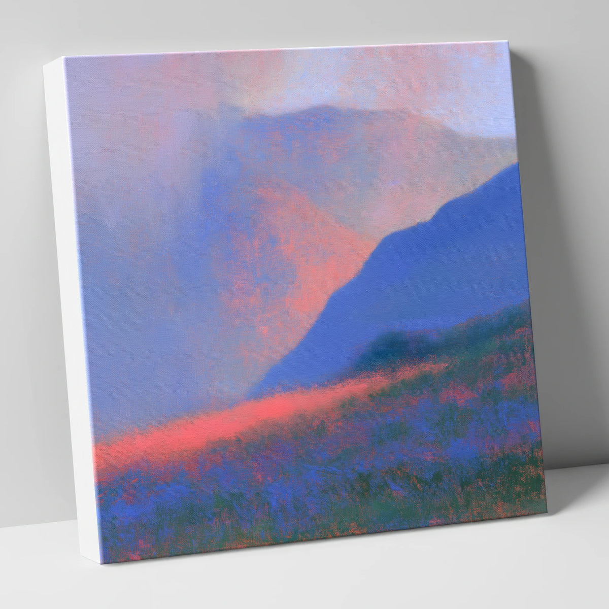 Pink Storm Clouds Over Fells lake district sky canvas wall art