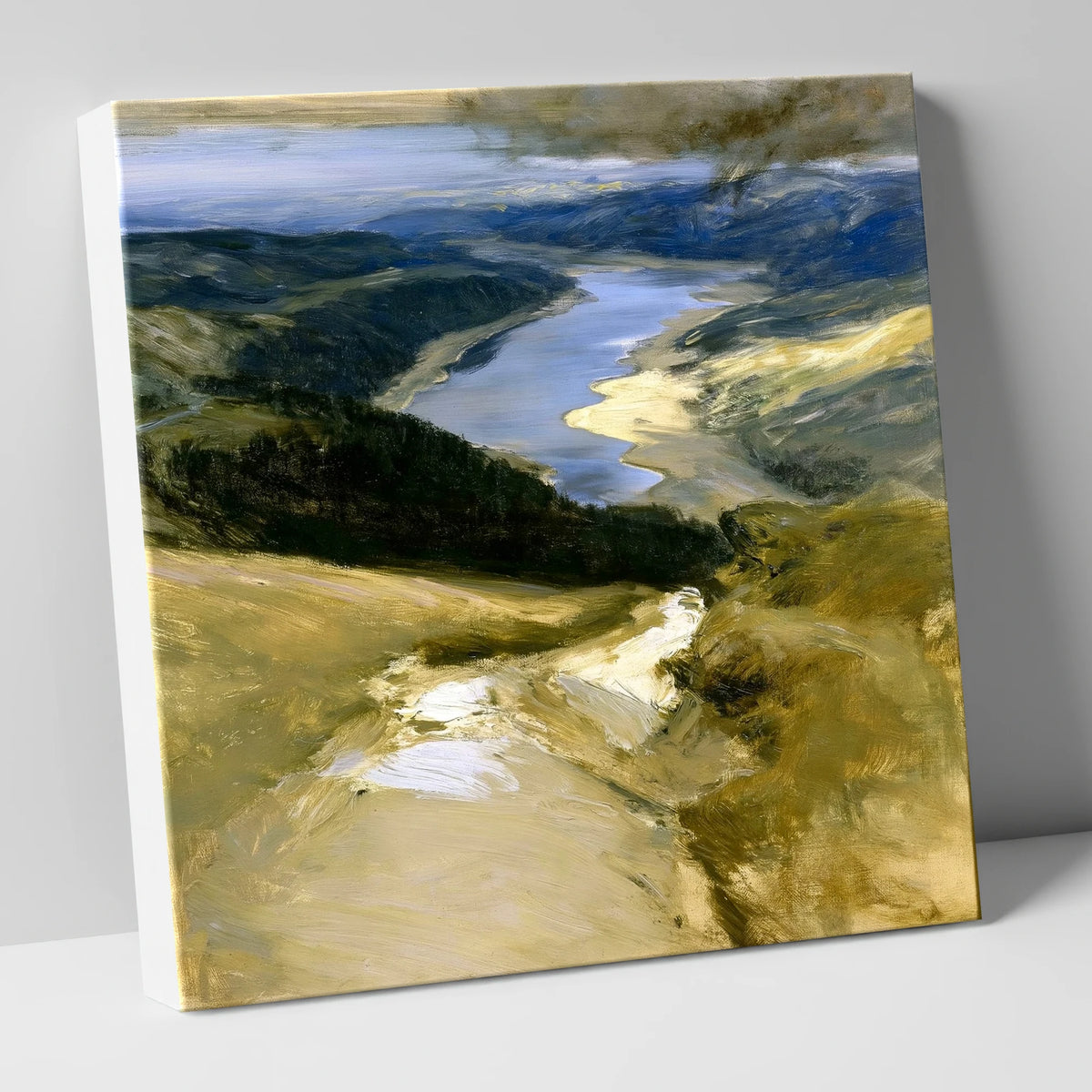 Thirlmere From The Helvellyn Path lake district lake canvas wall art