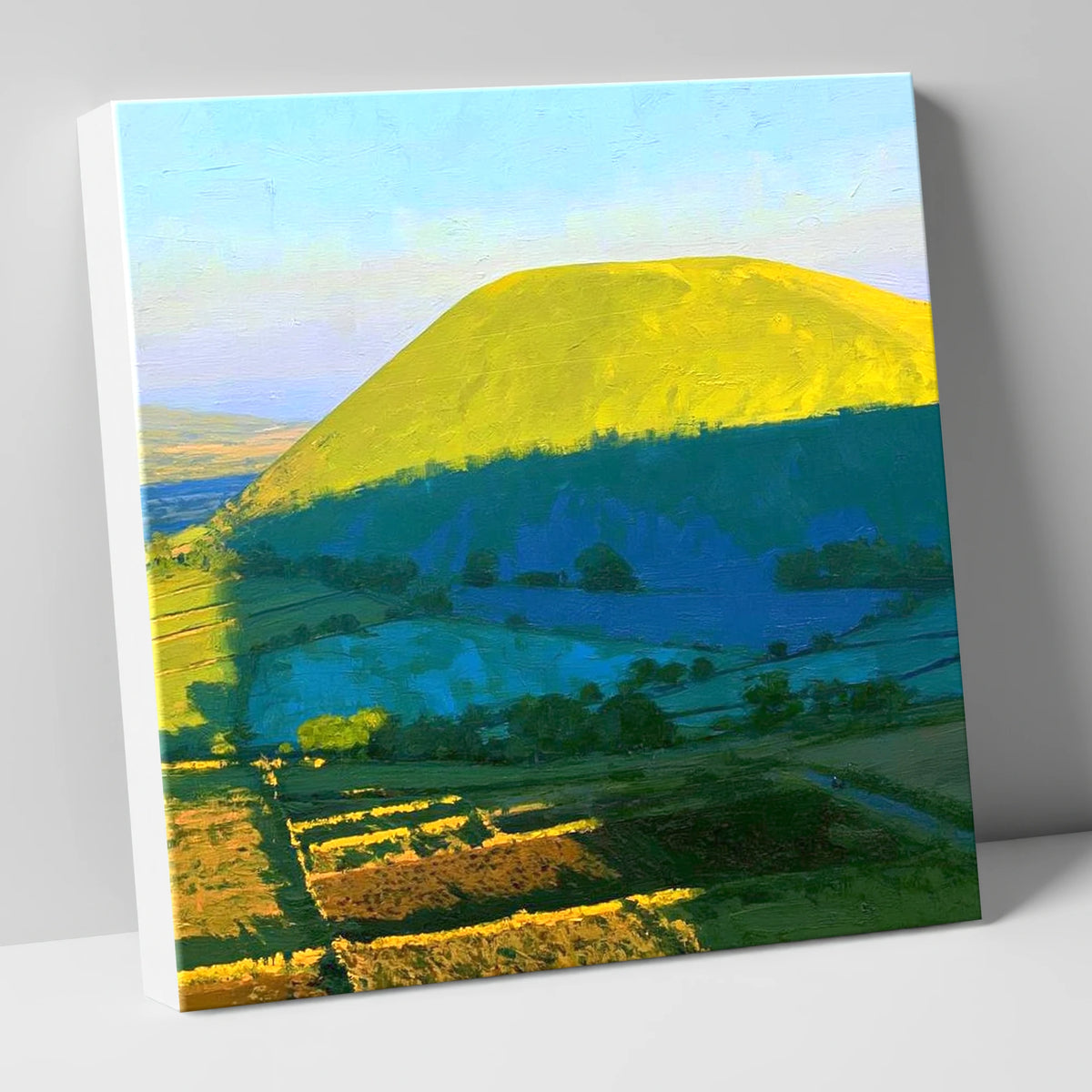 Great Mell Fell Sunlit Dome lake district fell canvas wall art