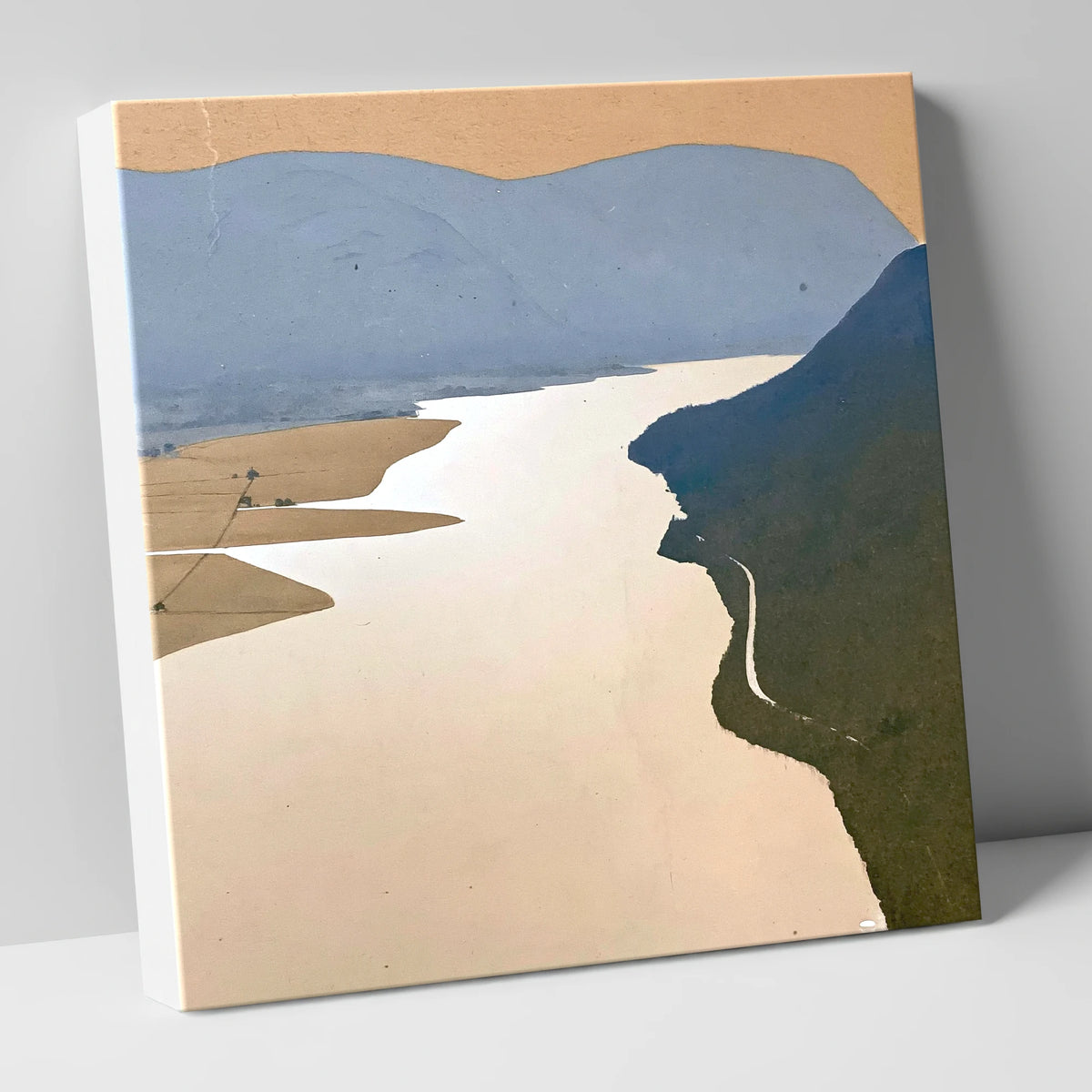 Bassenthwaite Lake From Above lake district lake canvas wall art