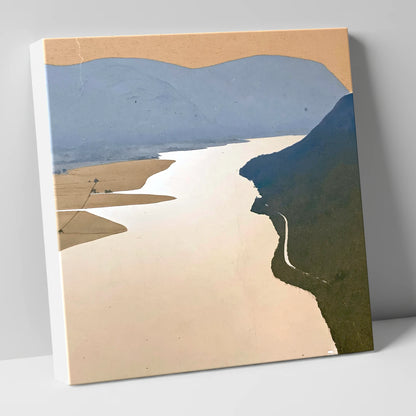 Bassenthwaite Lake From Above lake district lake canvas wall art