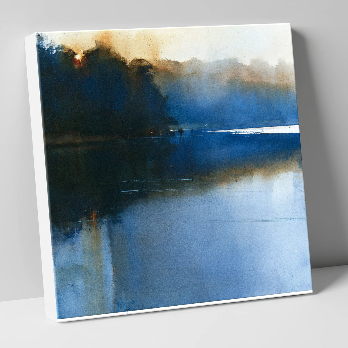 Indigo Lake at Dawn lake district lake canvas wall art