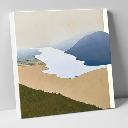 Bassenthwaite Lake and Slate Fells lake district lake canvas wall art