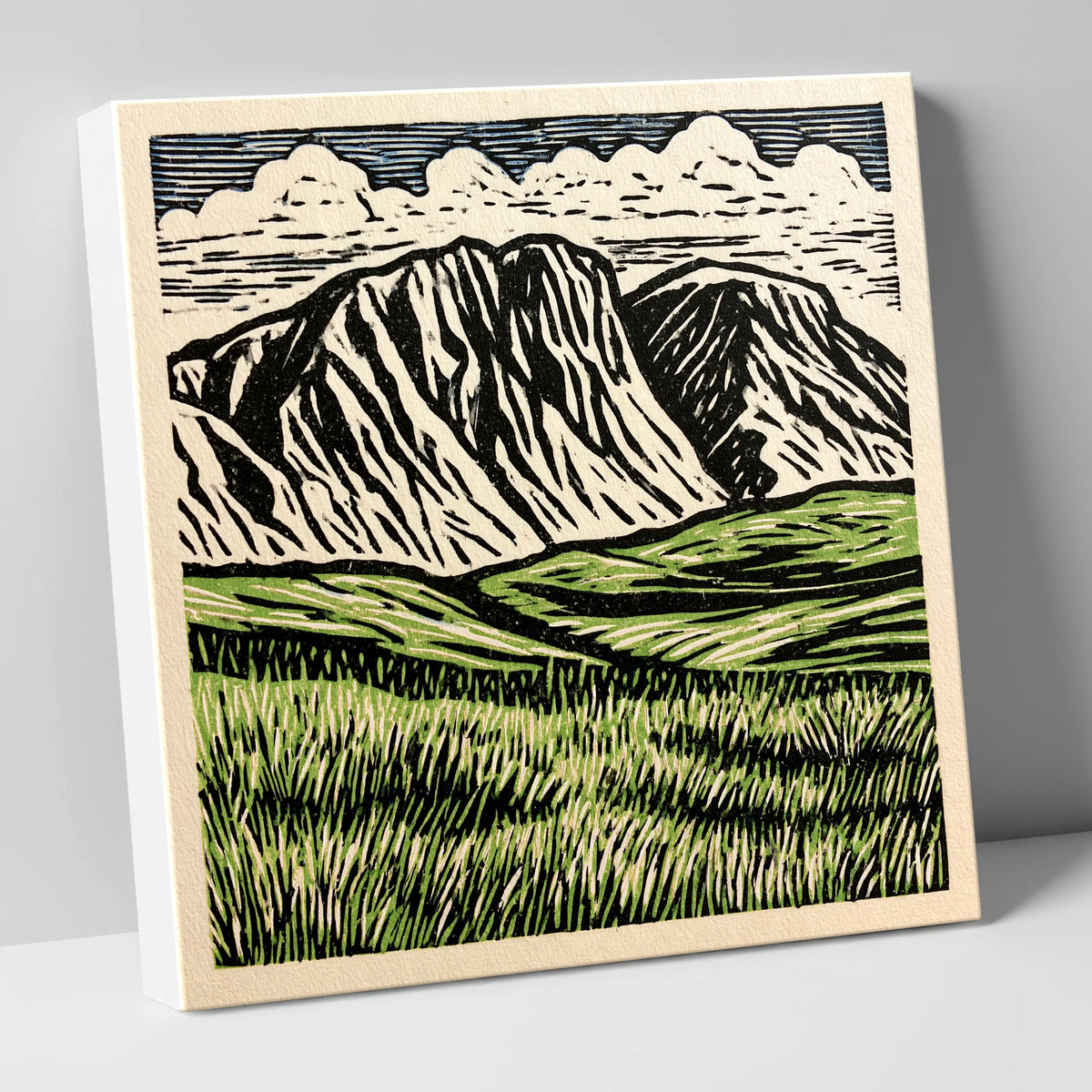 Bold Scafell Pike Landscape lake district fell canvas wall art