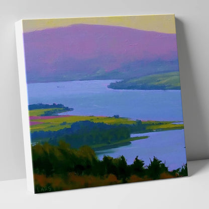 Vibrant Fells Above Bassenthwaite Lake lake district lake canvas wall art
